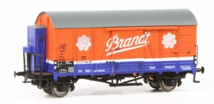 Exact-Train EX20799 - H0 - Gedeckter Güterwagen Oppeln Brandt, DB, Ep. III